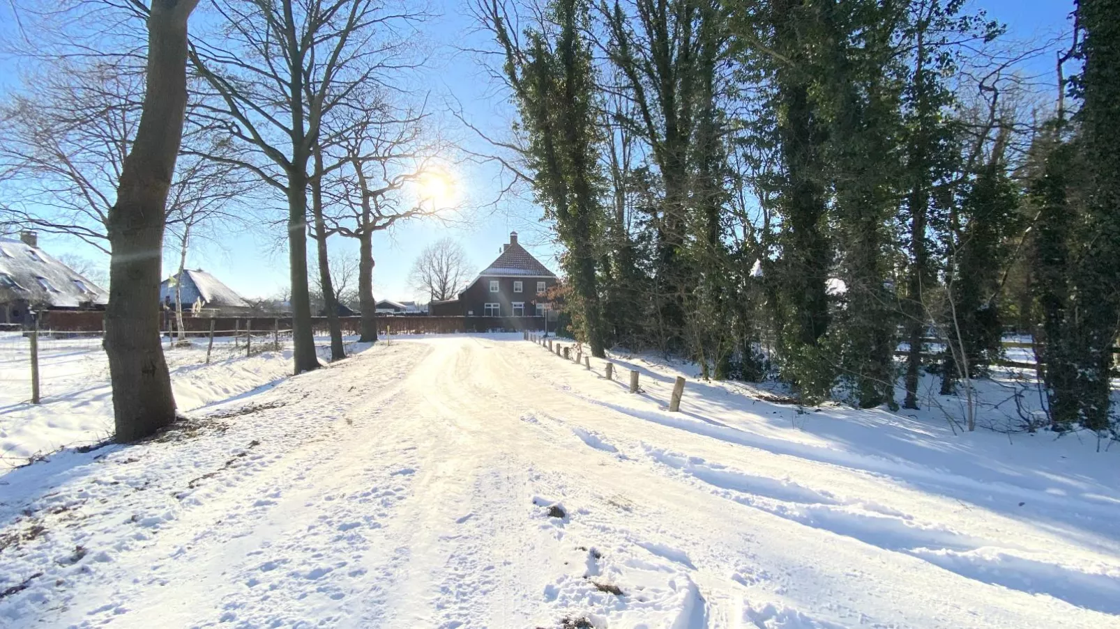 Pipowagen het Oventje-Uitzicht winter