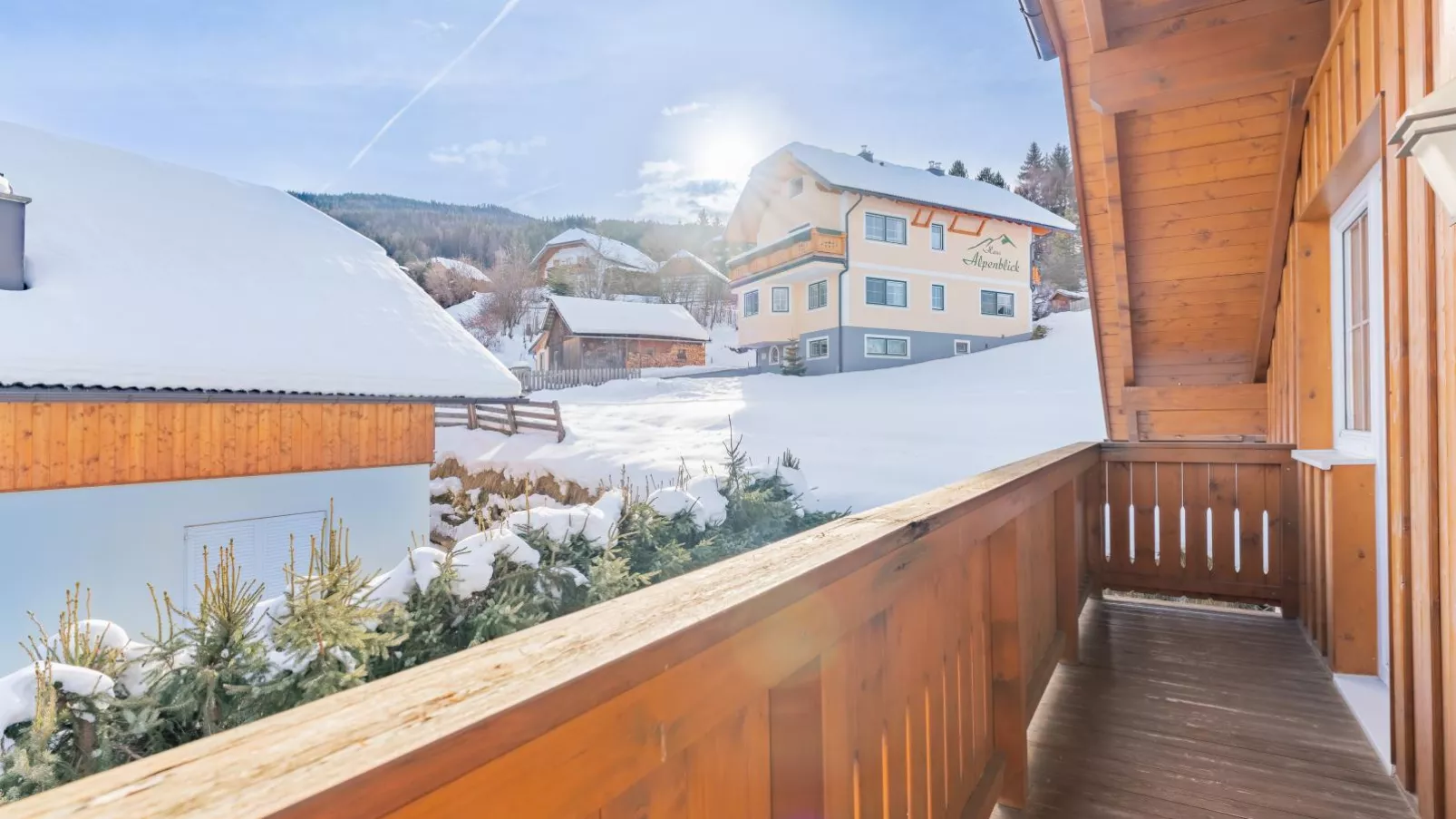 Chalet Bergblick-Terrasbalkon