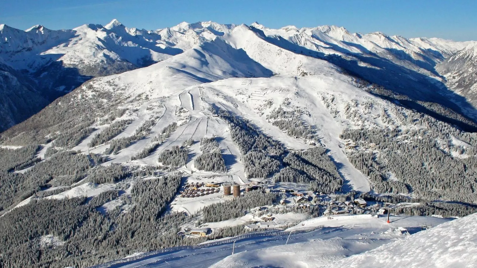 Chalet Bergblick-Gebied winter 5km