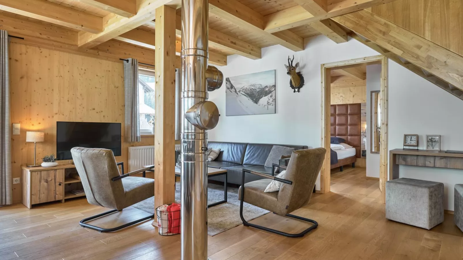 Chalet Murtal XL-Woonkamer