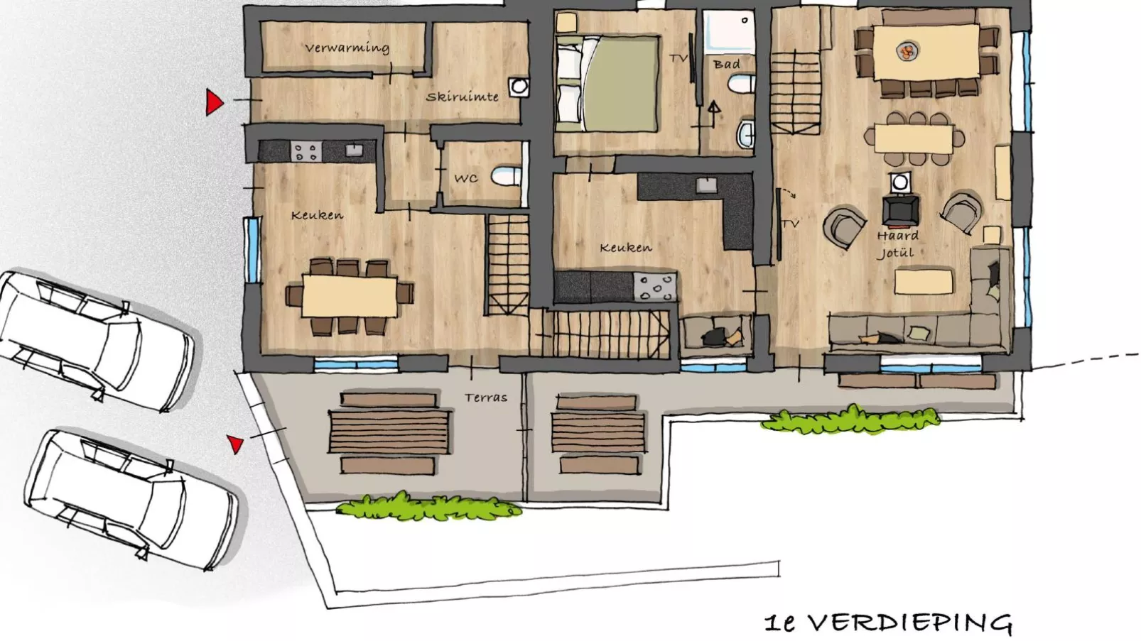 Golden Hirsch-Plattegrond