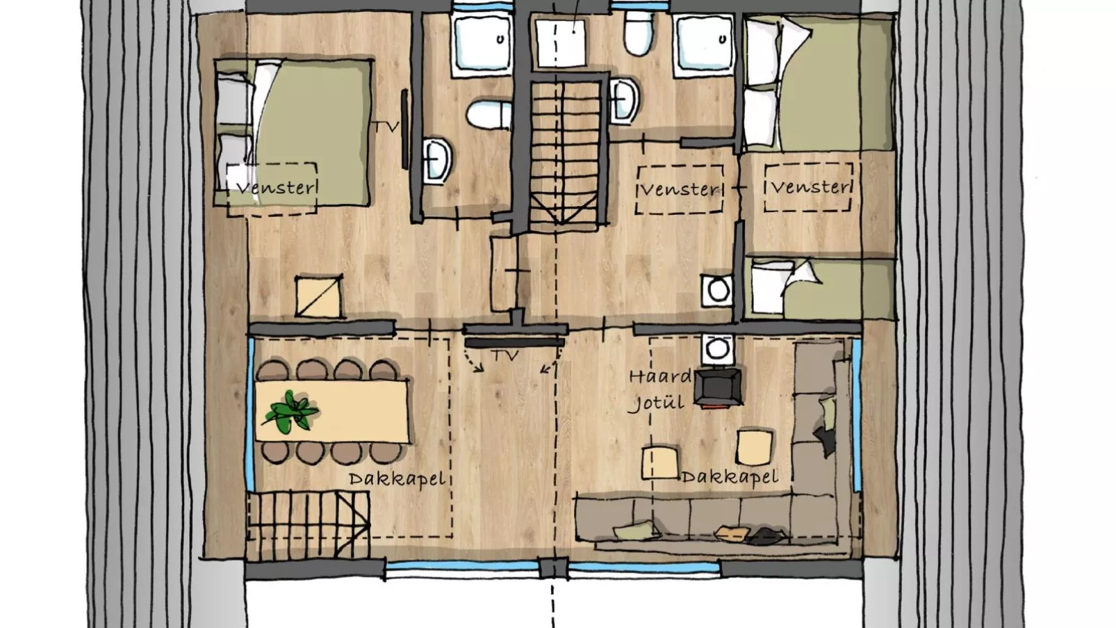 Golden Hirsch-Plattegrond