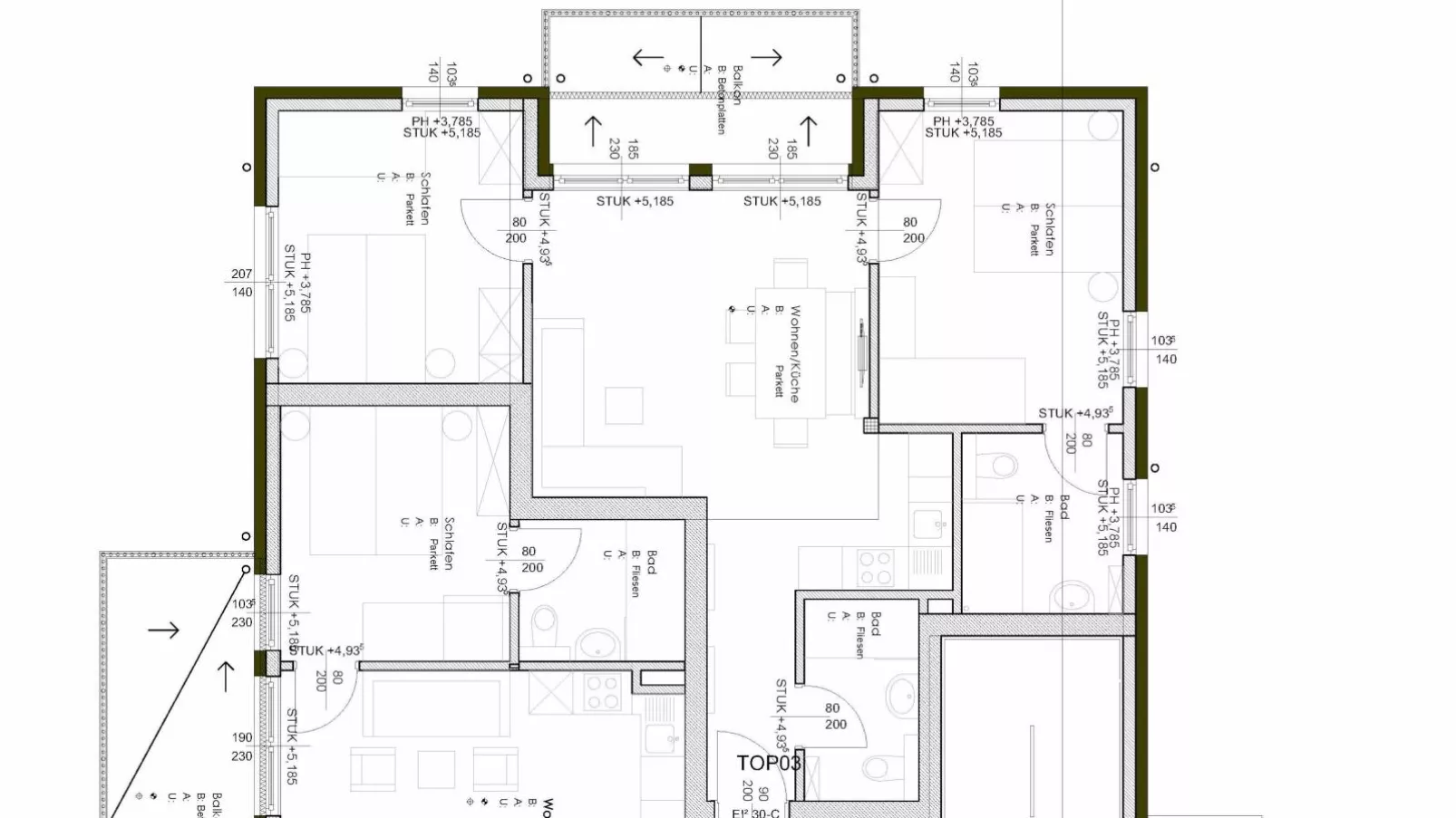 Falken Suites TOP 3-Plattegrond