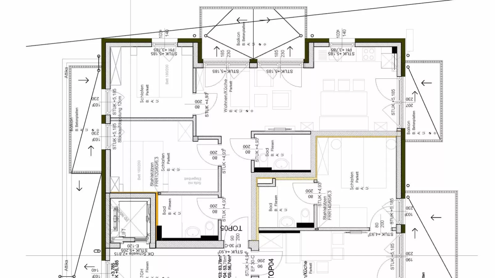 Falken Suites TOP 5-Plattegrond