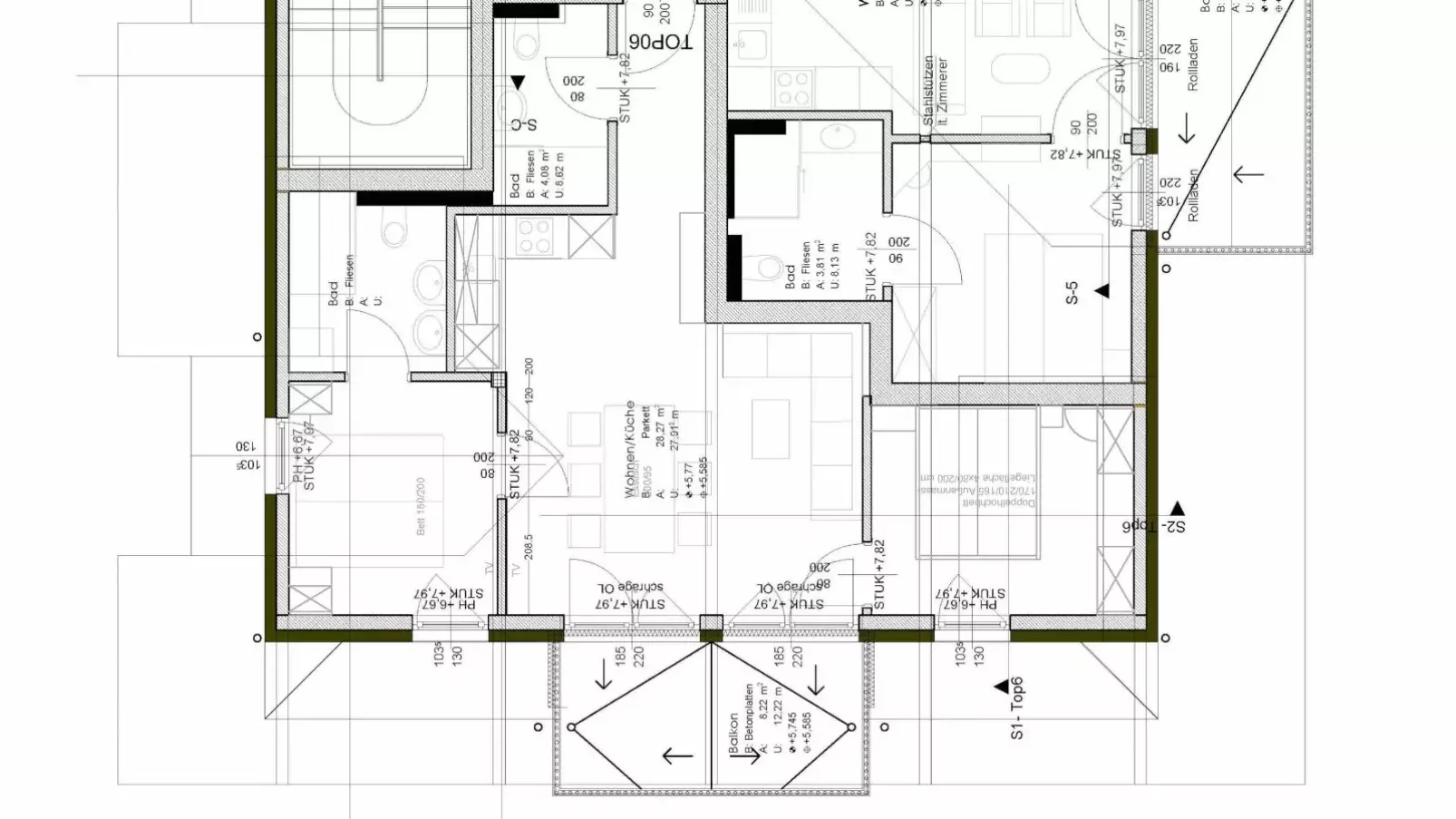 Falken Suites TOP 6-Plattegrond