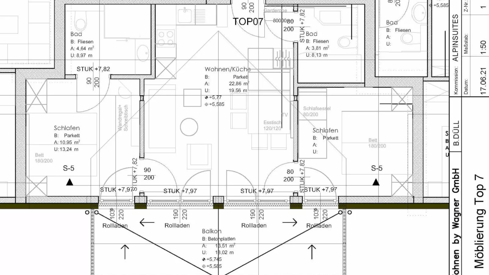 Falken Suites TOP 7-Plattegrond