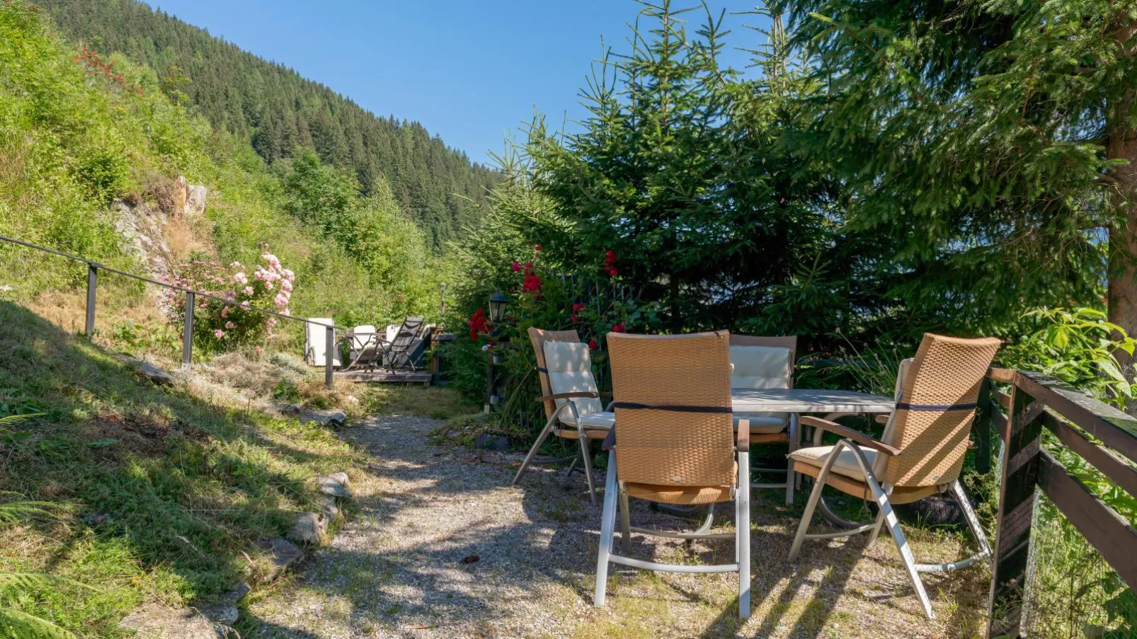 Hütte Taube-Tuinen zomer