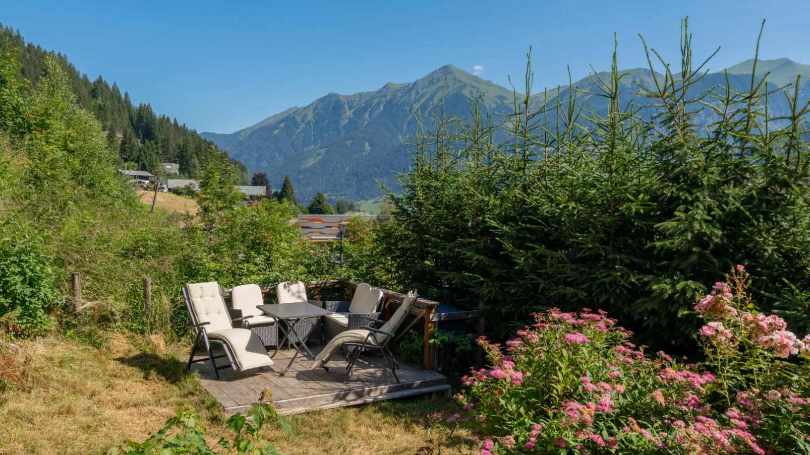 Hütte Taube-Tuinen zomer