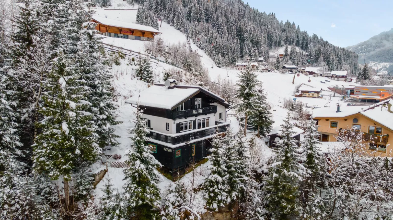 Hütte Taube-Exterieur winter