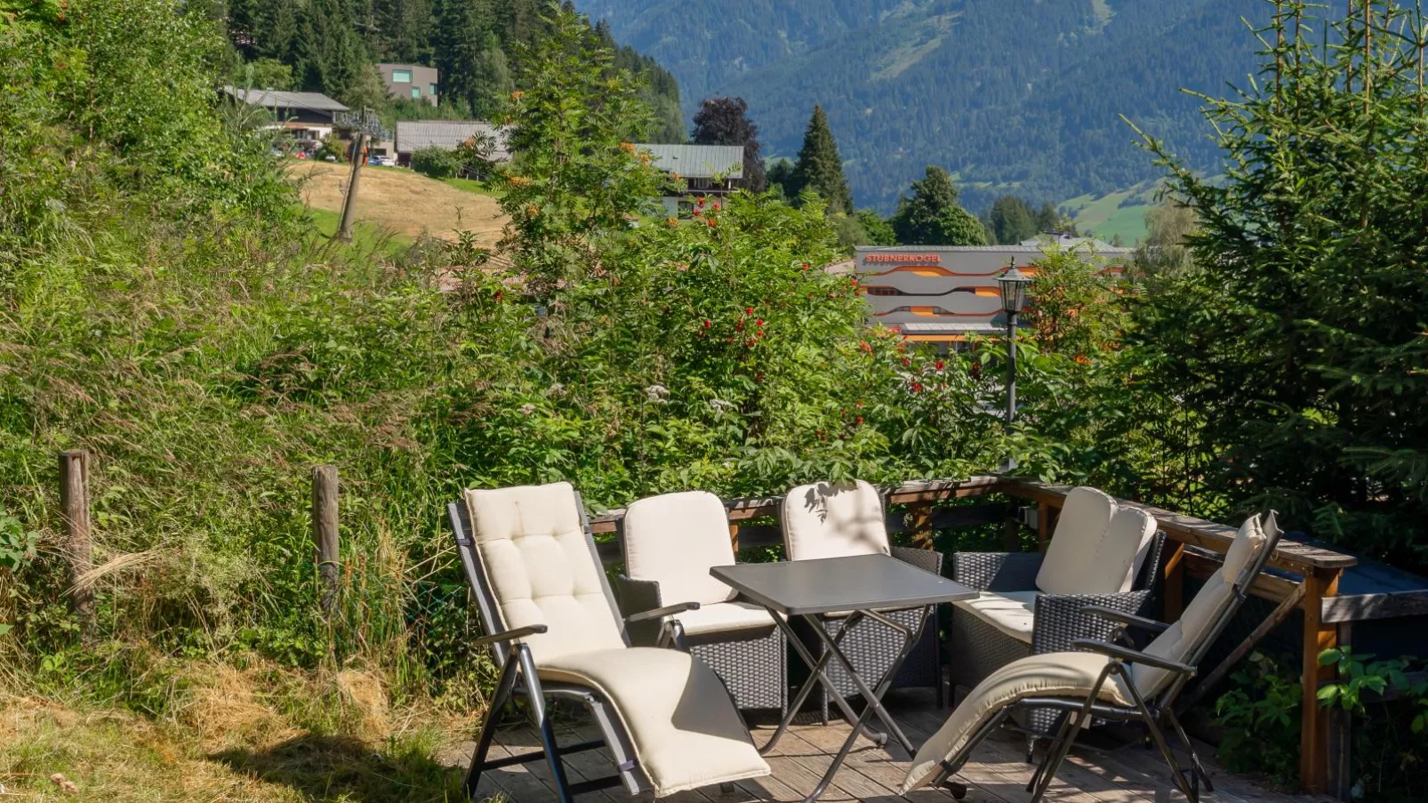 Hütte Taube-Tuinen zomer