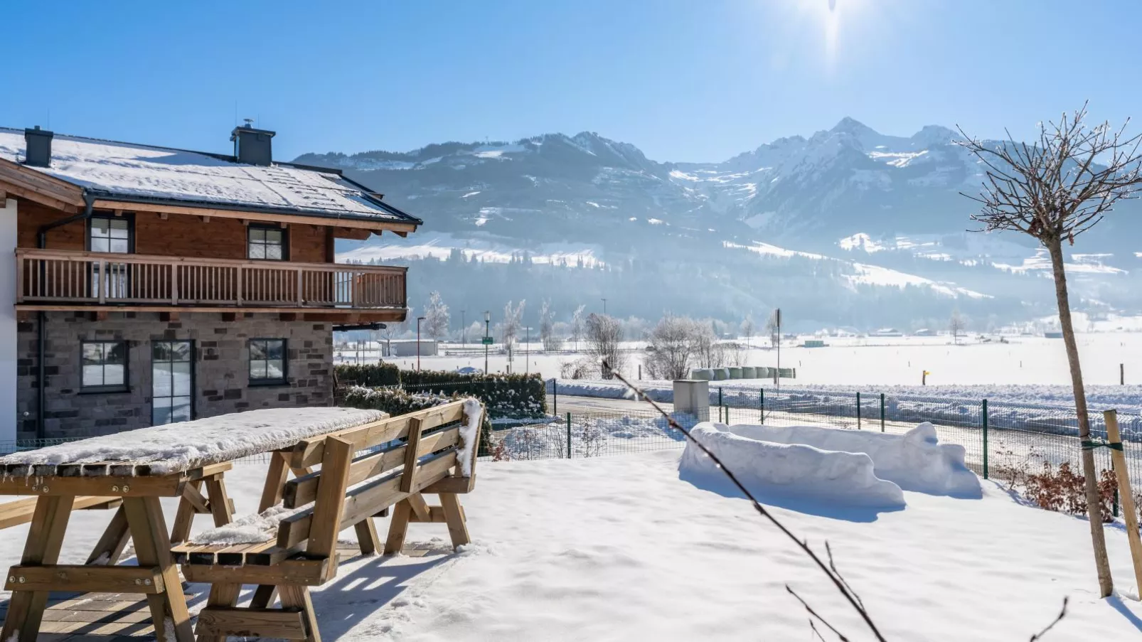 Tauern Lodge XL-Tuin winter