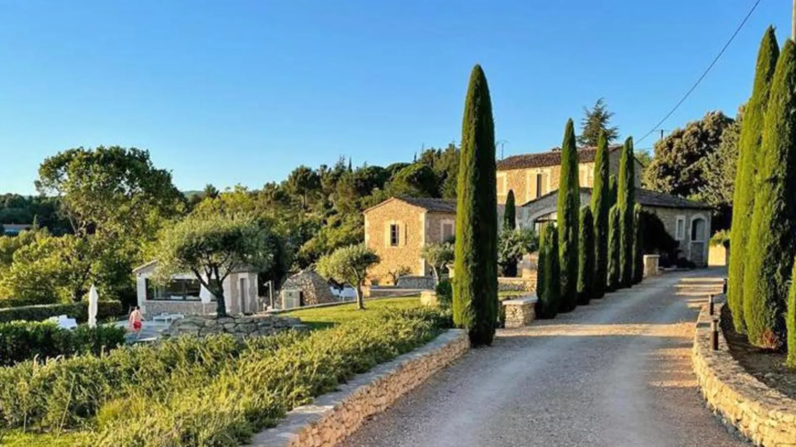 Villa Abayers-Gebieden zomer 1km