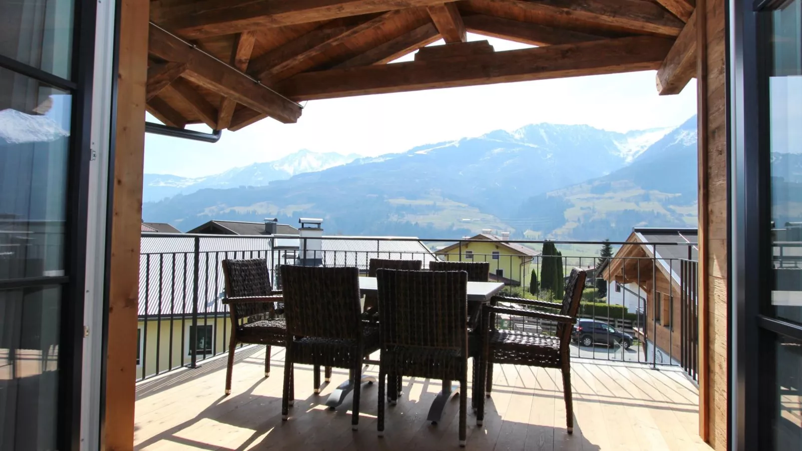 Luxury Tauern Suite Walchen Kaprun 8-Terrasbalkon