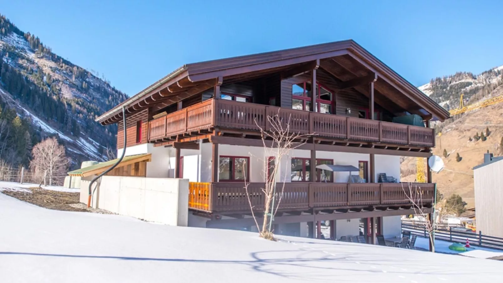 Bernkogel Penthouse-Uitzicht winter
