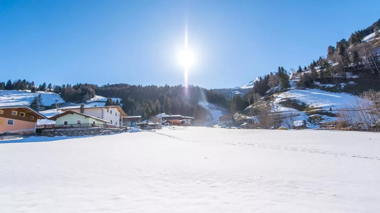 Bernkogel Penthouse-Uitzicht winter