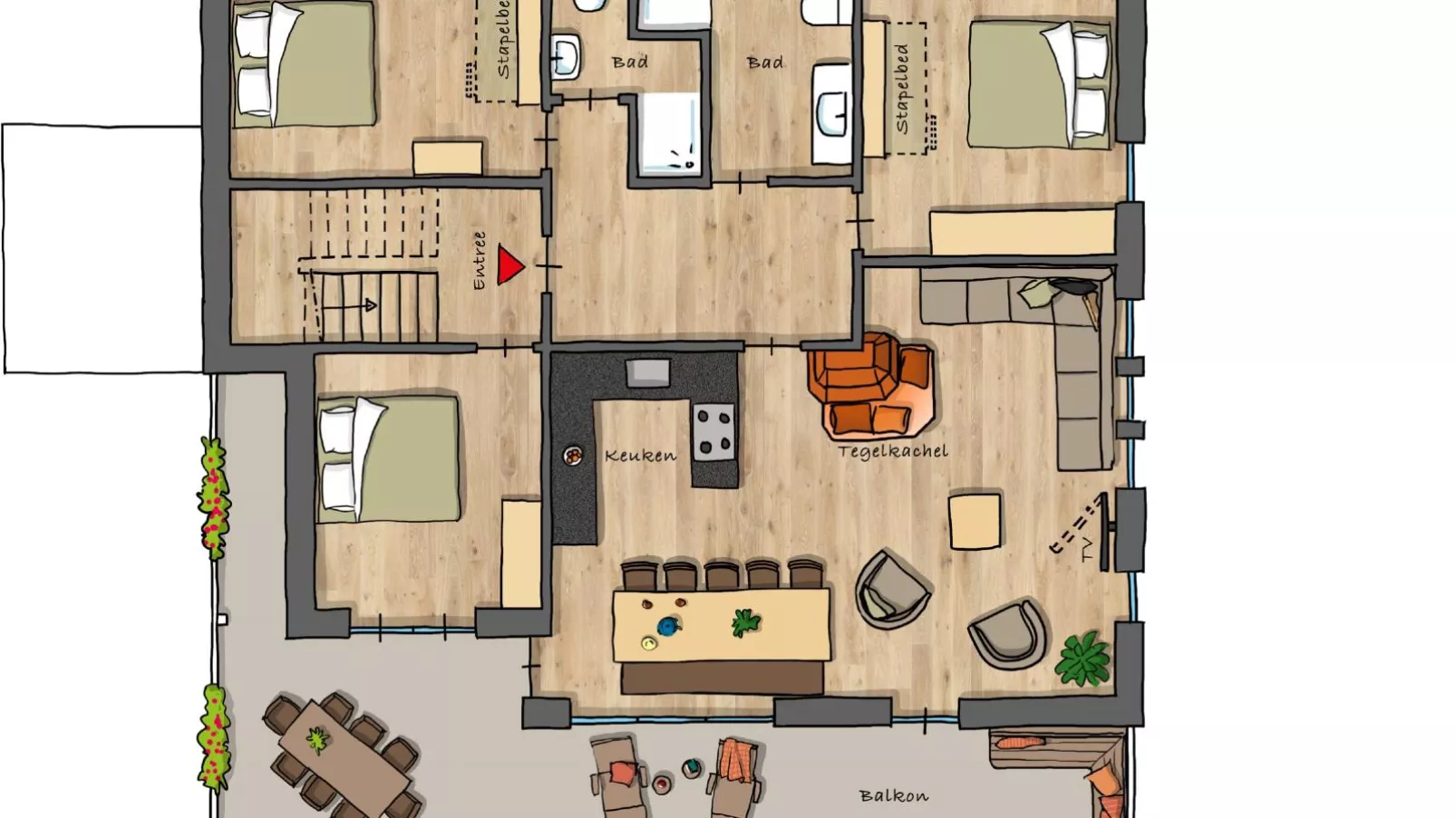 Golden Geier-Plattegrond
