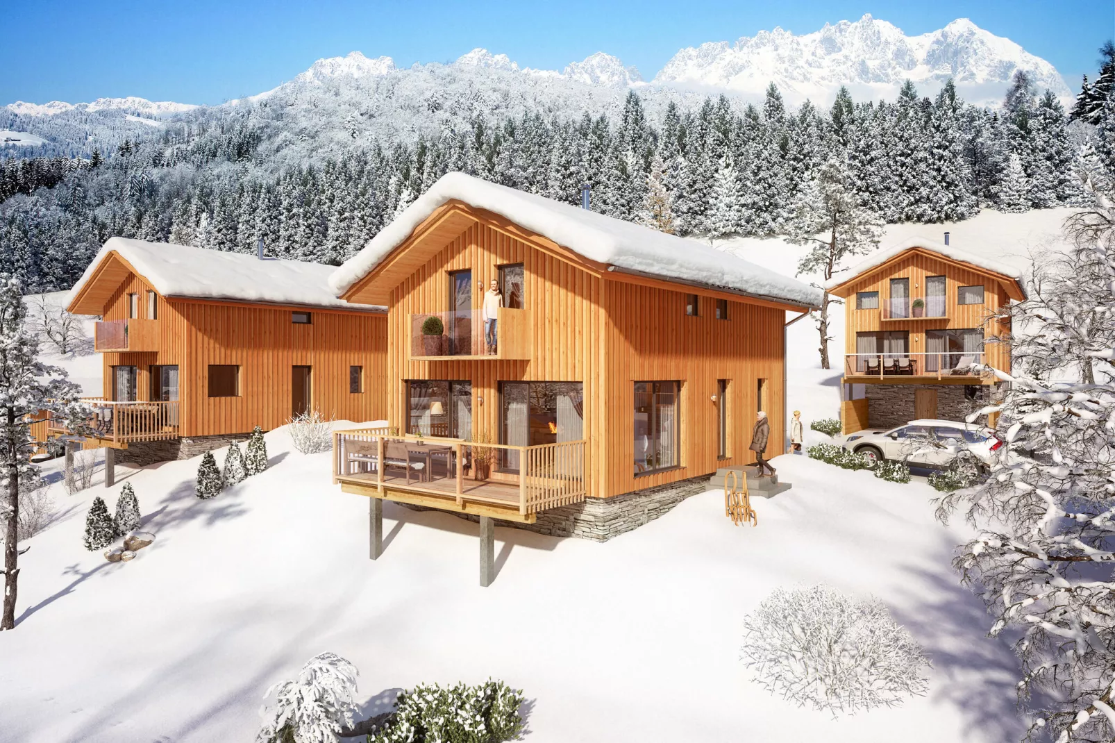 Bergeralm Chalets 2-Exterieur winter