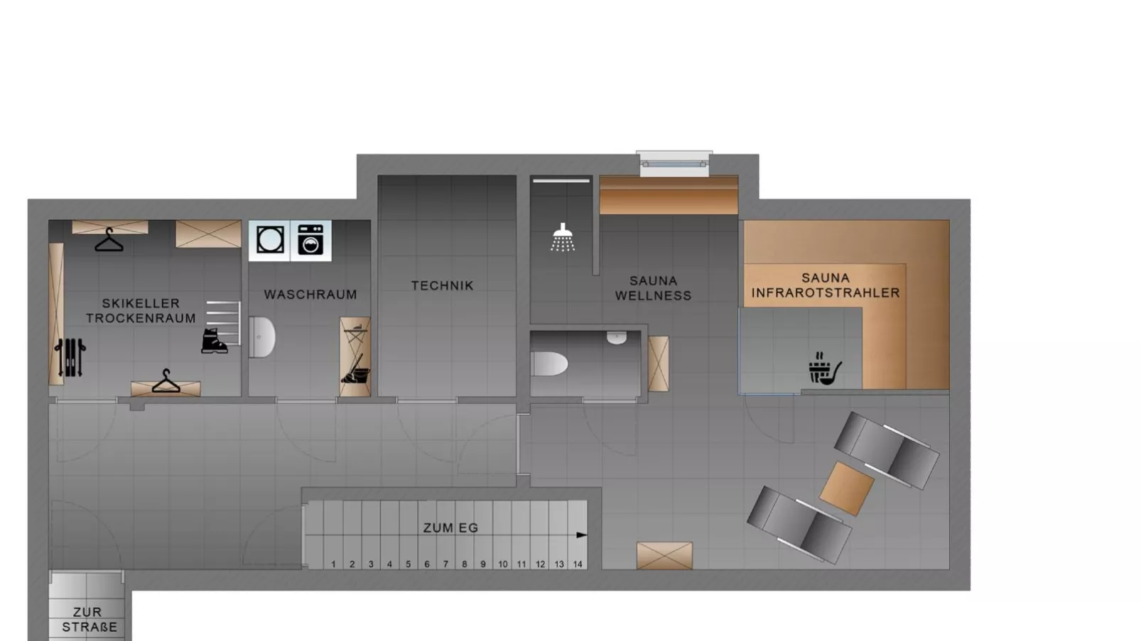 BergbiberHAUS Top A-Plattegrond