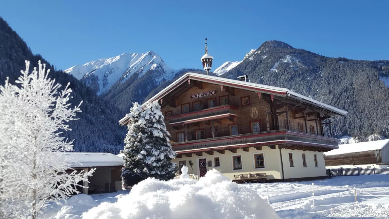 Landhaus Schiedhof L-Exterieur winter