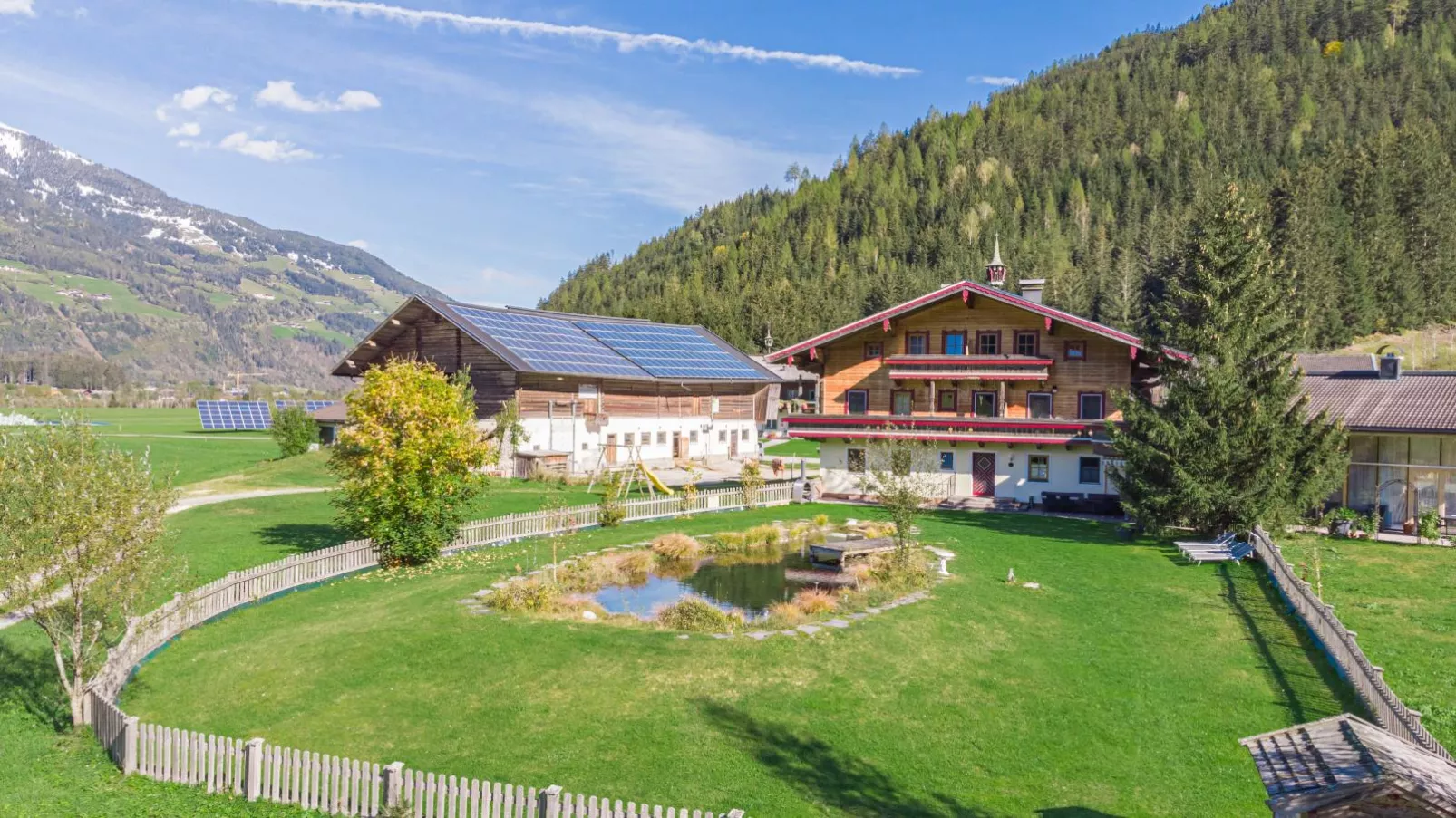 Landhaus Schiedhof L-Buitenkant zomer