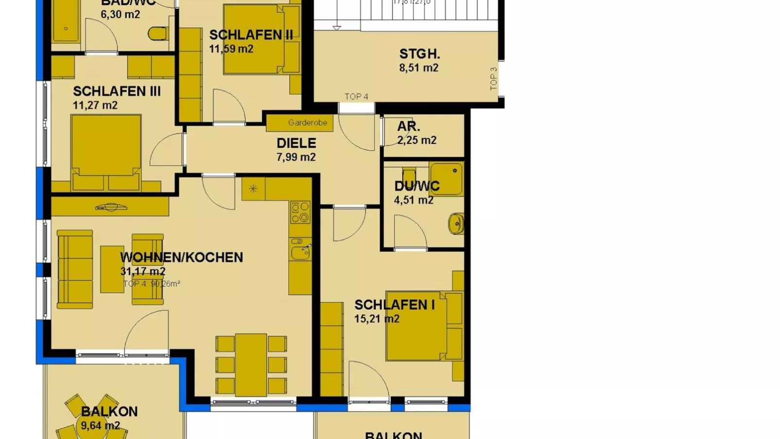 BergbiberLODGE L-Plattegrond