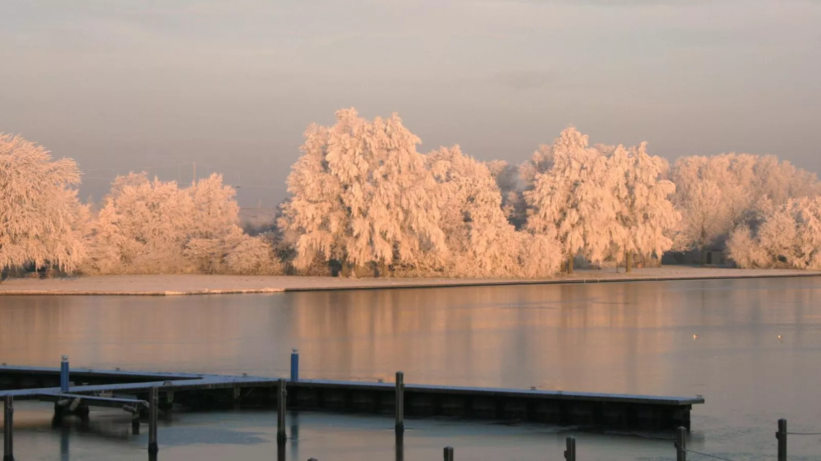 Tiny houseboat Uitgeest I-Uitzicht winter