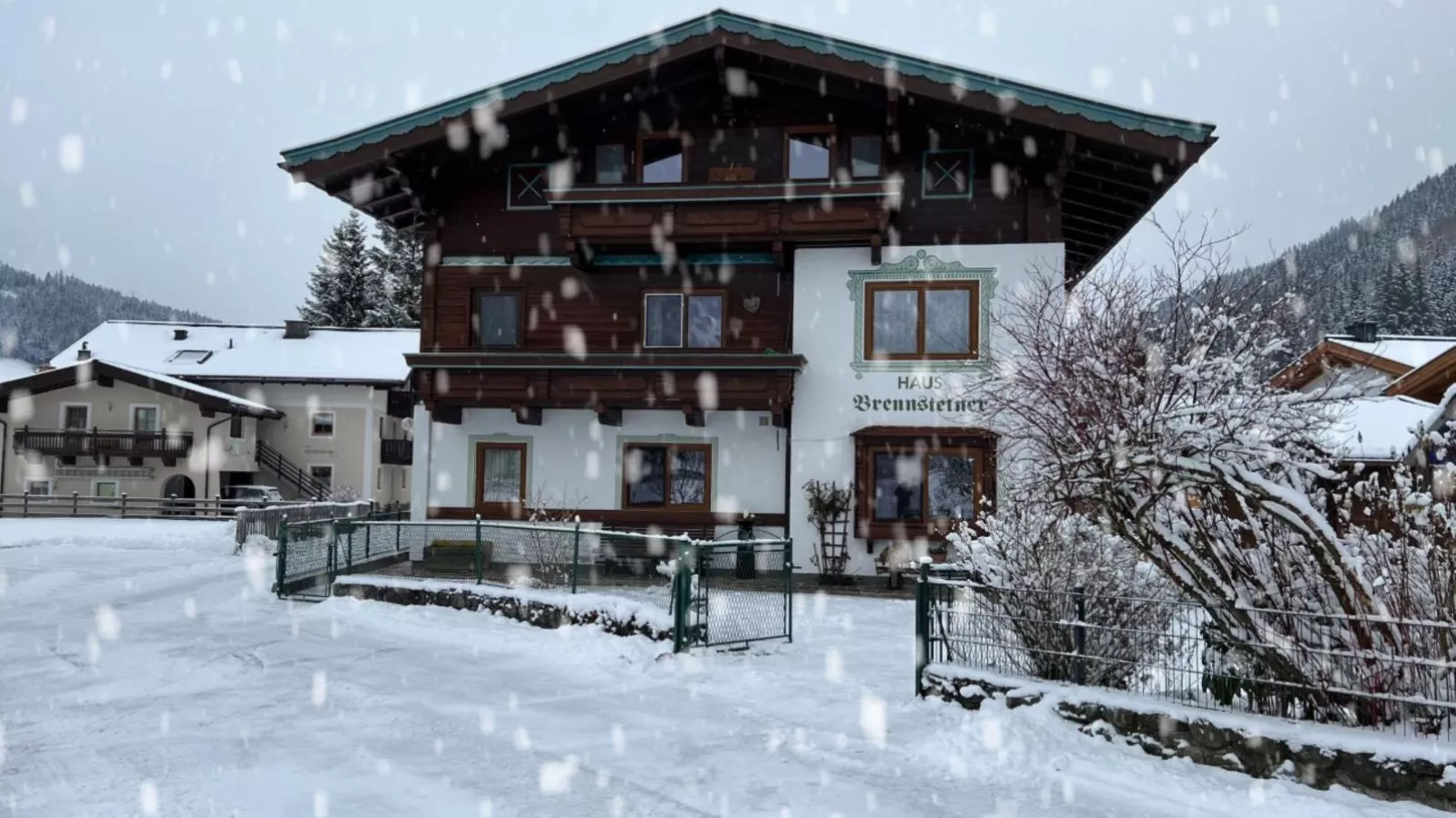 Haus Wald-Exterieur winter