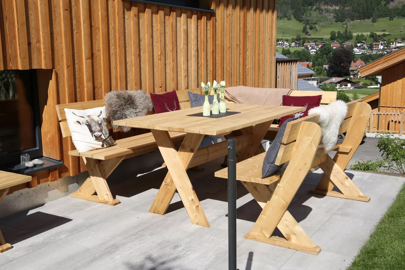 Bergeralm Chalets 2-Terrasbalkon