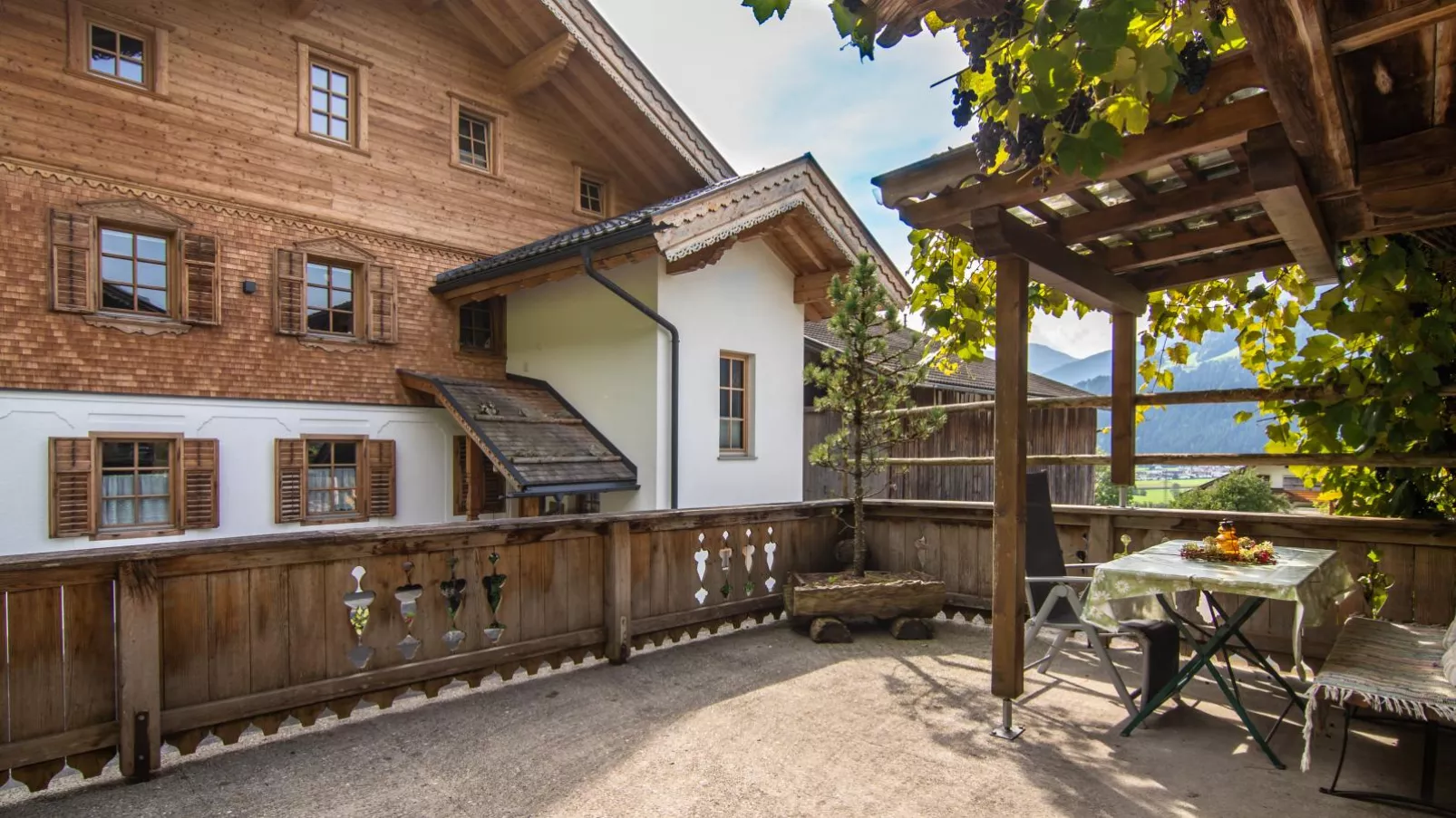 Chalet Anna-Terrasbalkon