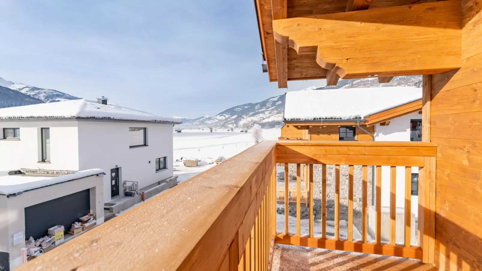 Tauernlodge Chalet Salzach-Terrasbalkon