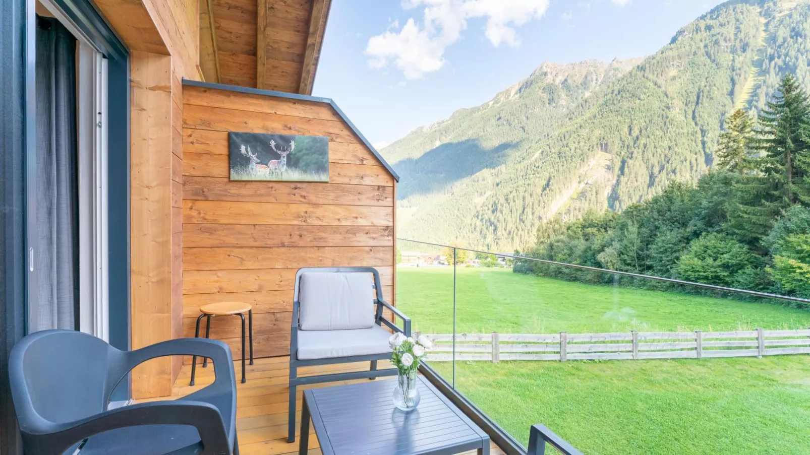 Chalet Degens-Terrasbalkon