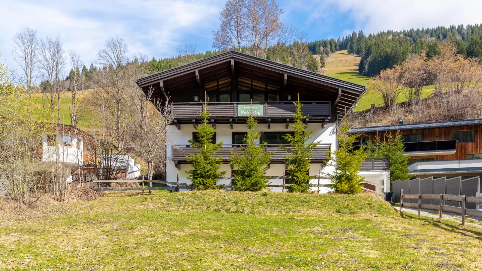 Chalet Heimelig L-Buitenkant zomer