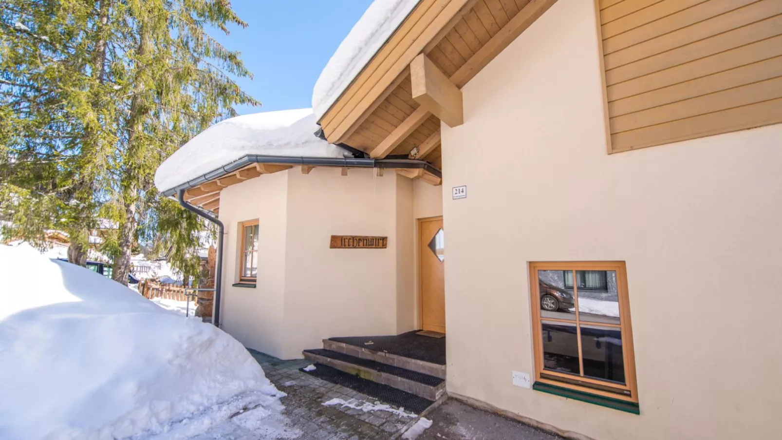 Chalet Sanna Hinterlengau-Exterieur winter