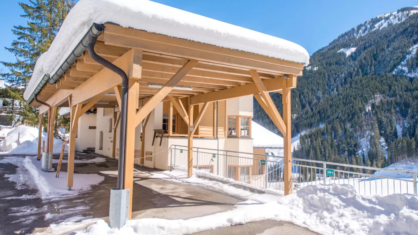 Chalet Sanna Hinterlengau-Exterieur winter