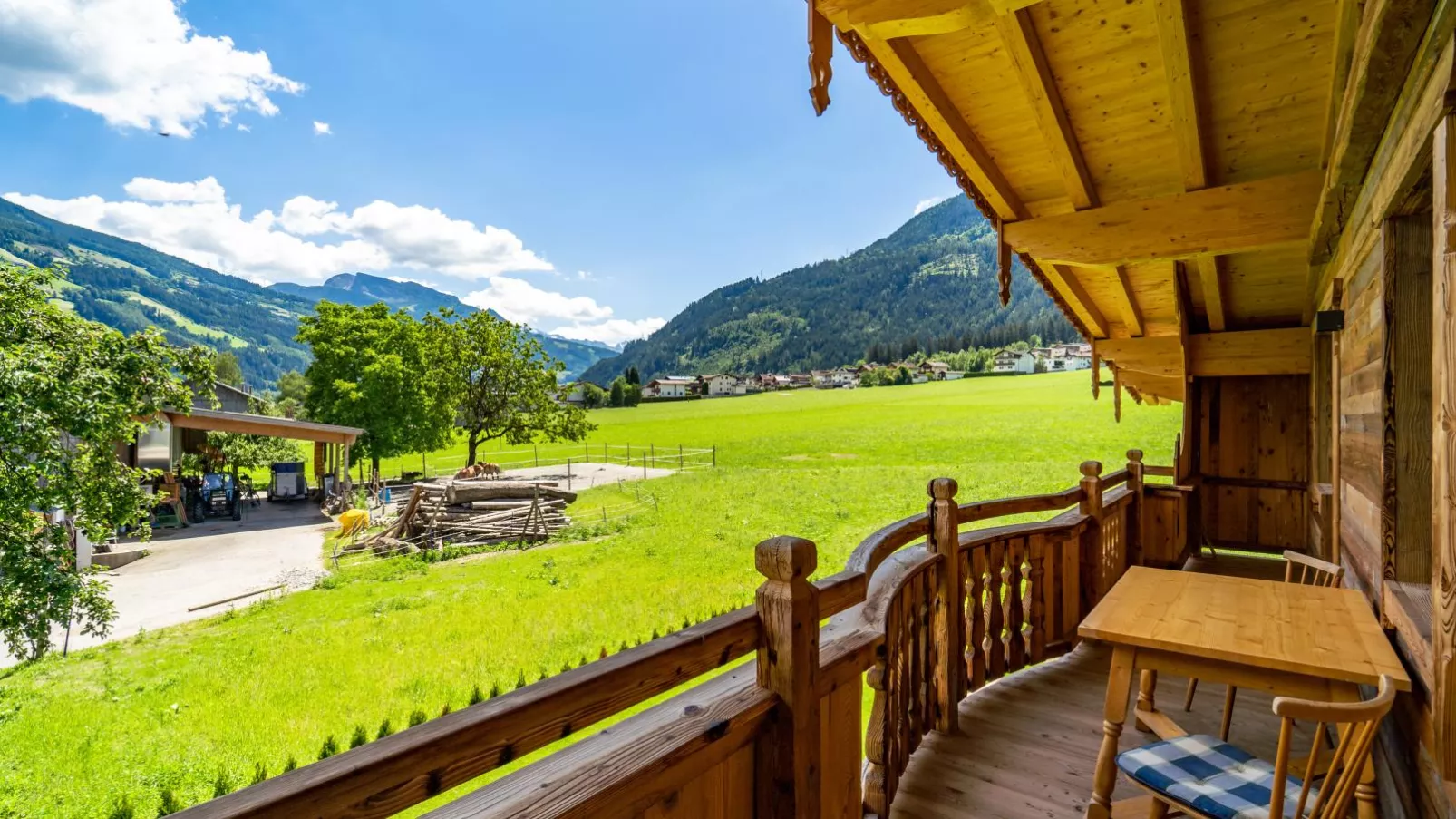 Chalet Bodahof-Terrasbalkon