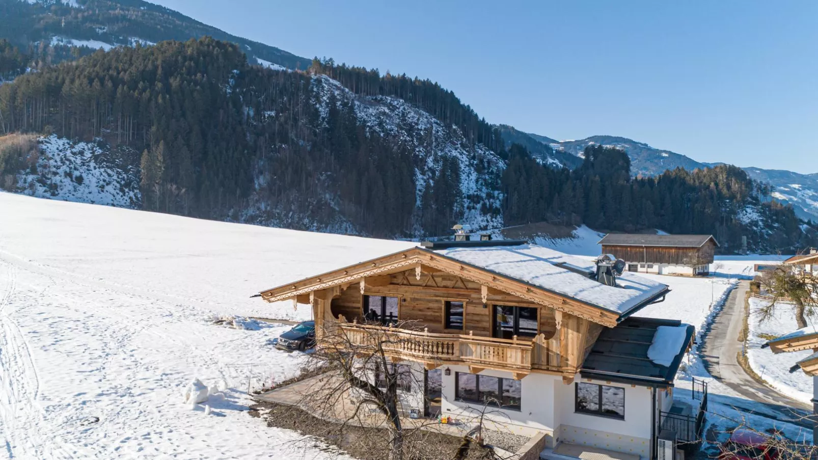 Chalet Bodahof-Exterieur winter