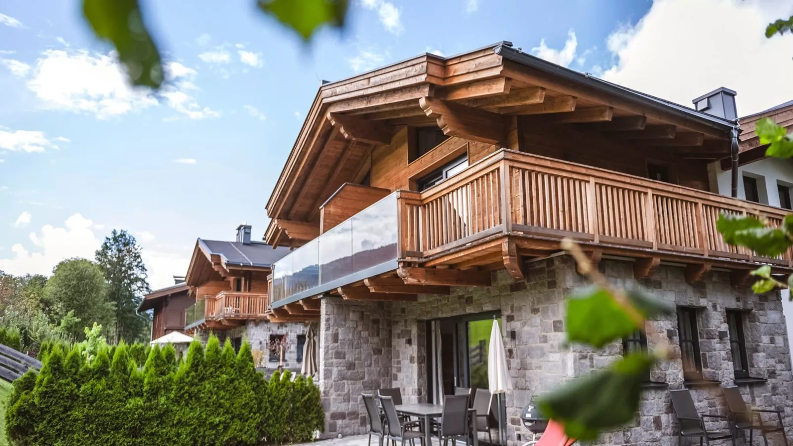 Chalet Anna XL Leogang-Buitenkant zomer