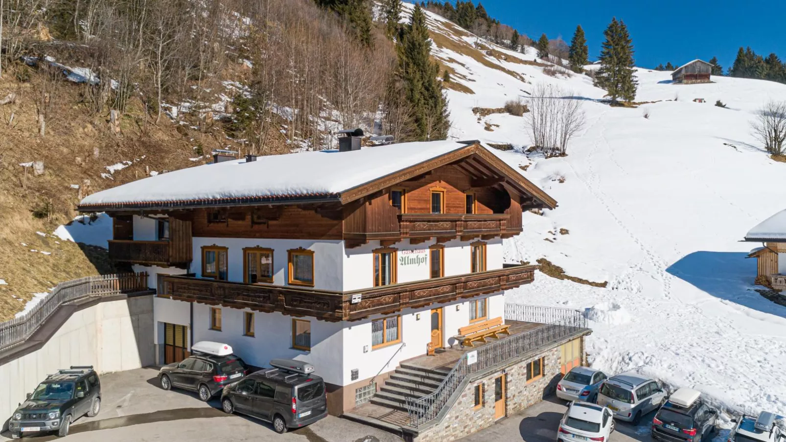 Ferienhaus Almhof-Exterieur winter