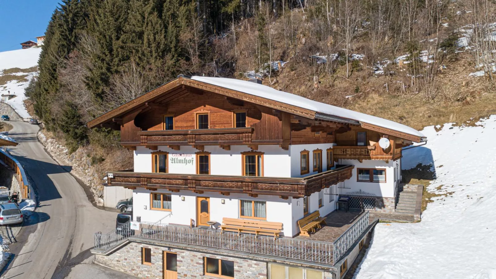 Ferienhaus Almhof-Exterieur winter