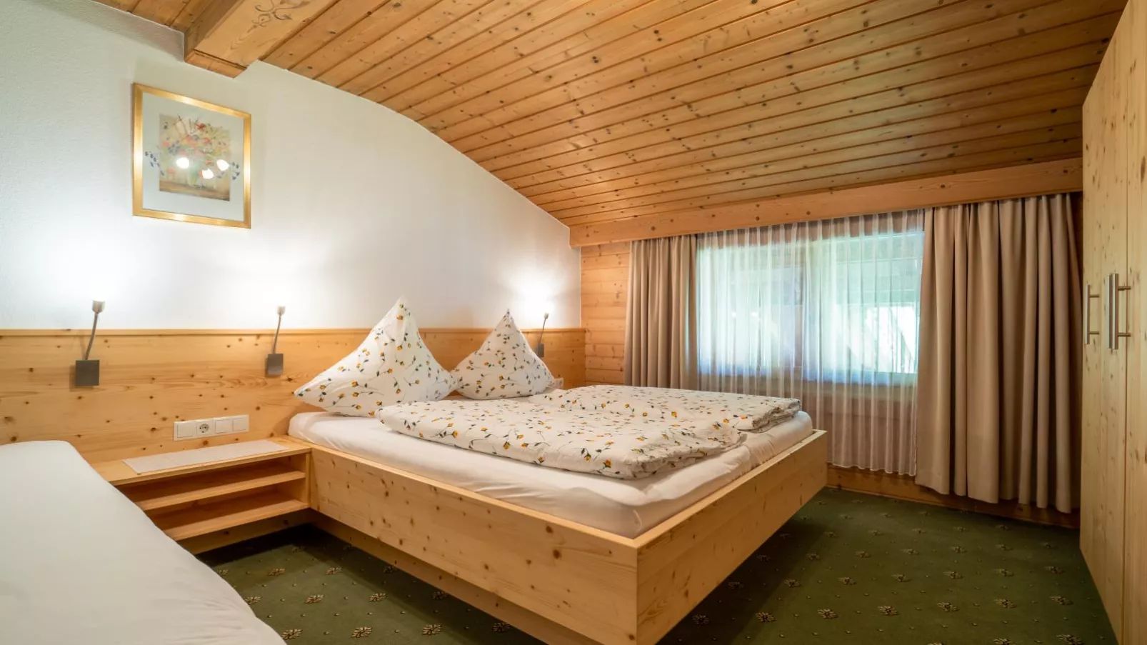 Ferienhaus Almhof-Slaapkamer