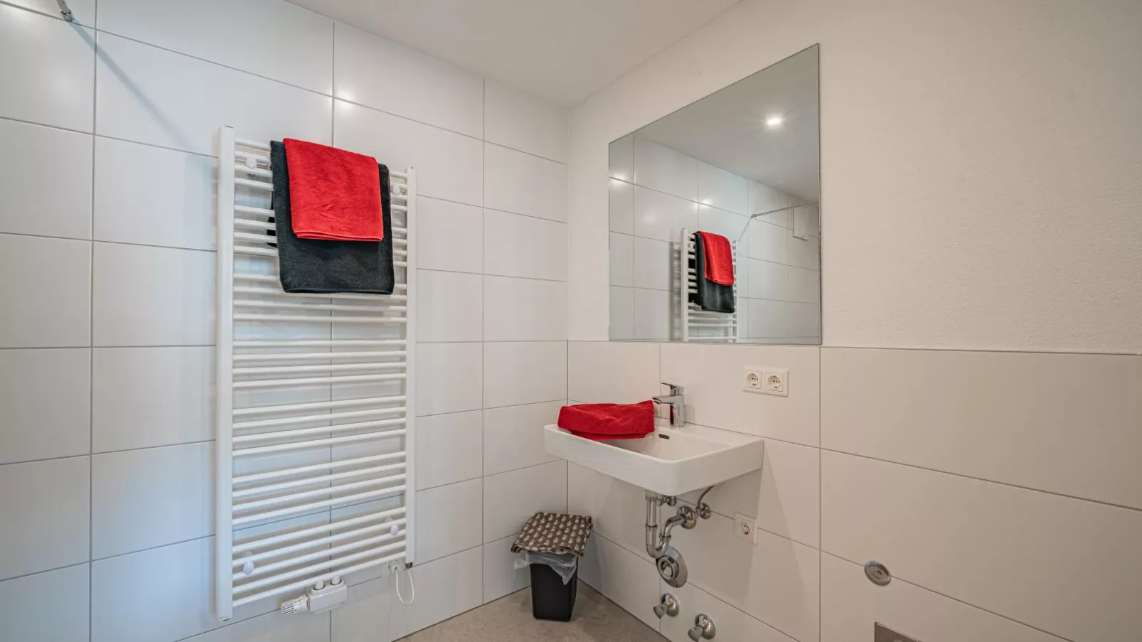 Apartement am Lift XL-Badkamer