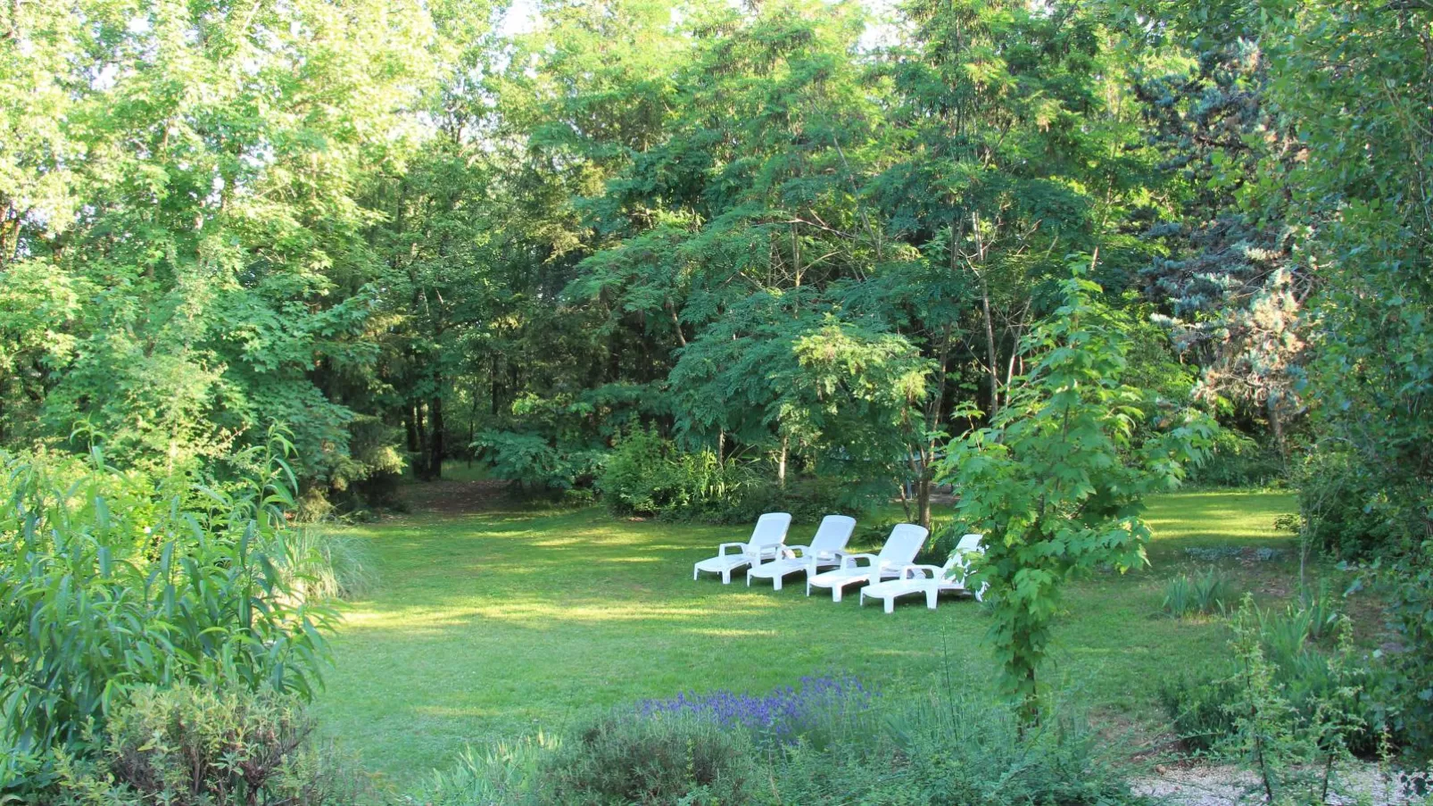 Villa les Bois 10 pers-Tuinen zomer