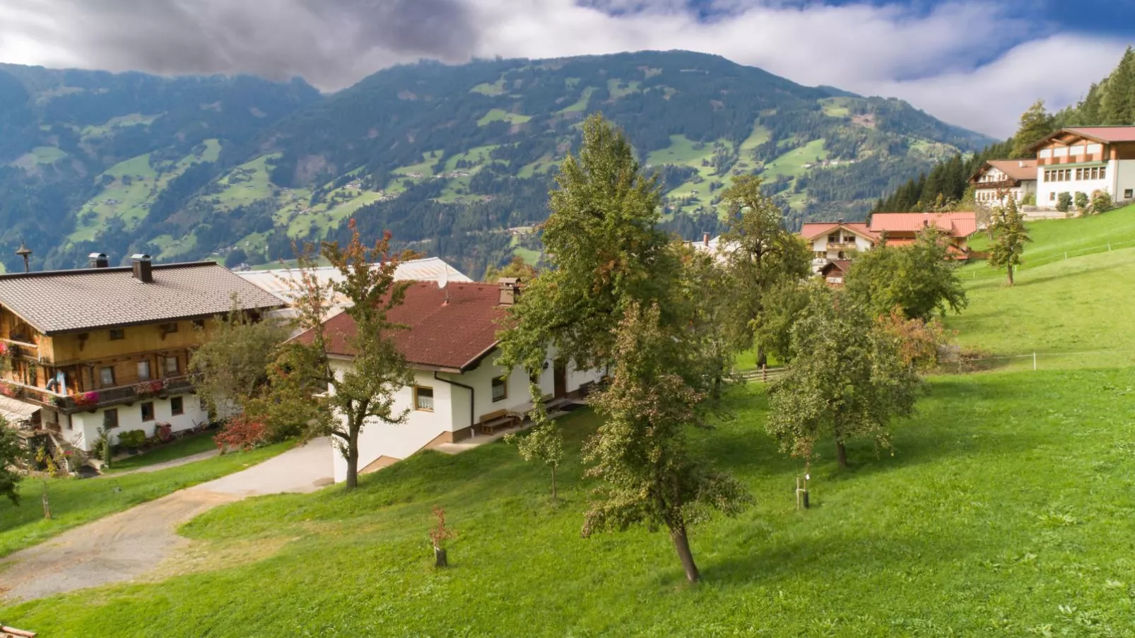 Chalet Blaserhof-Tuinen zomer