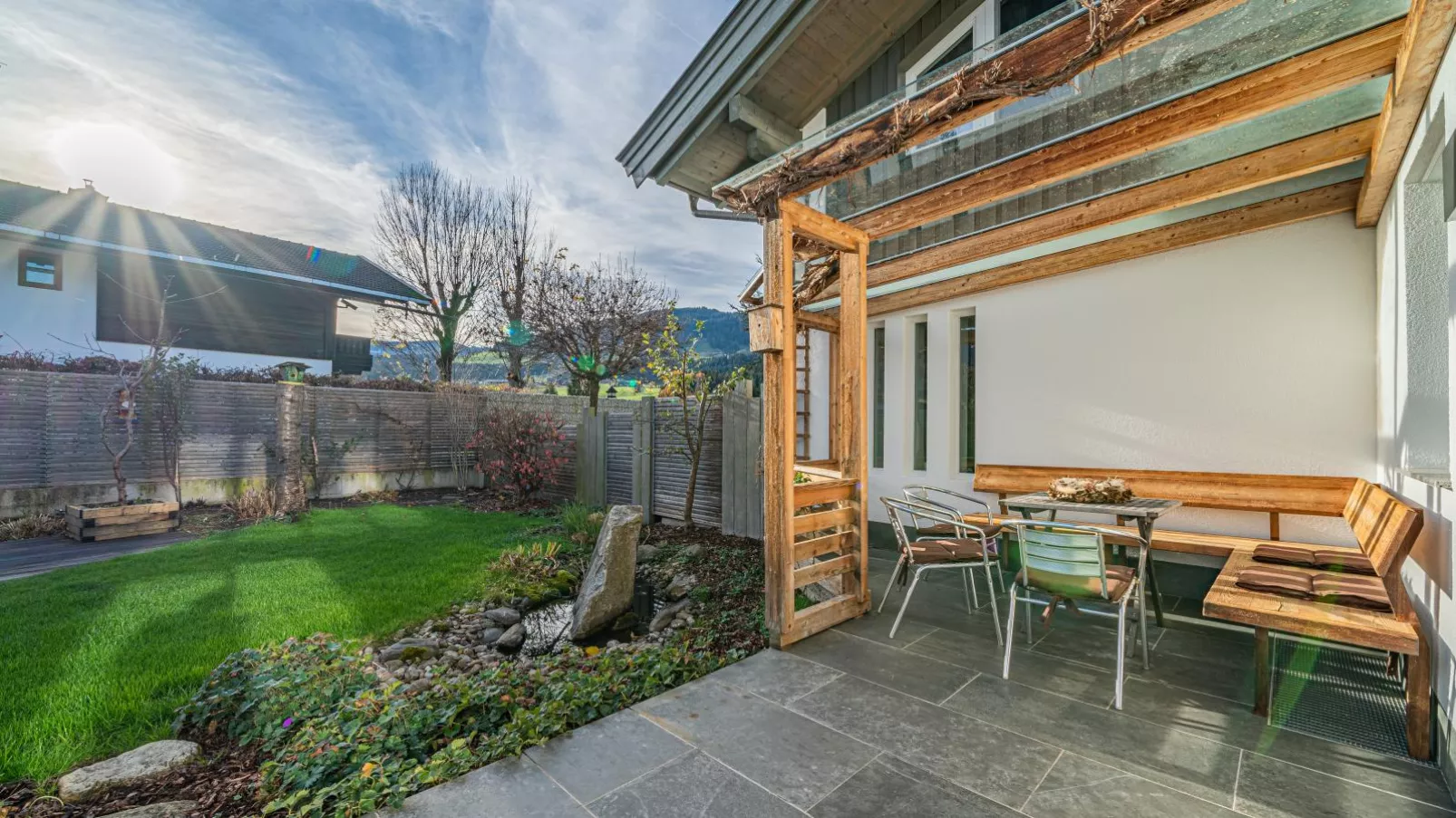 Haus Idylle am Berg-Terrasbalkon