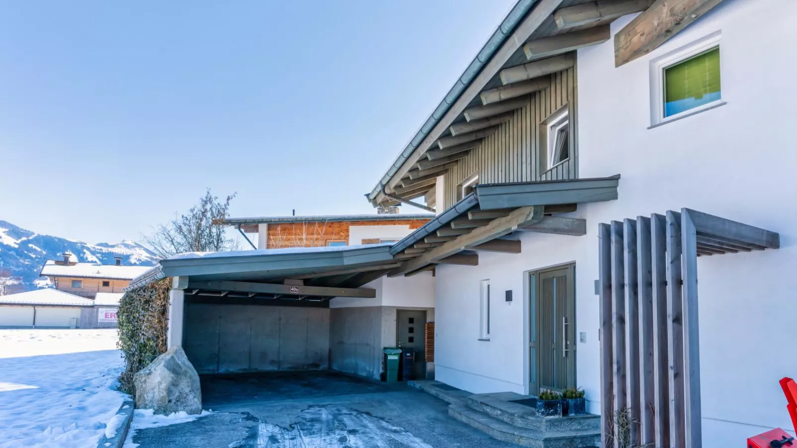 Haus Idylle am Berg-Exterieur winter