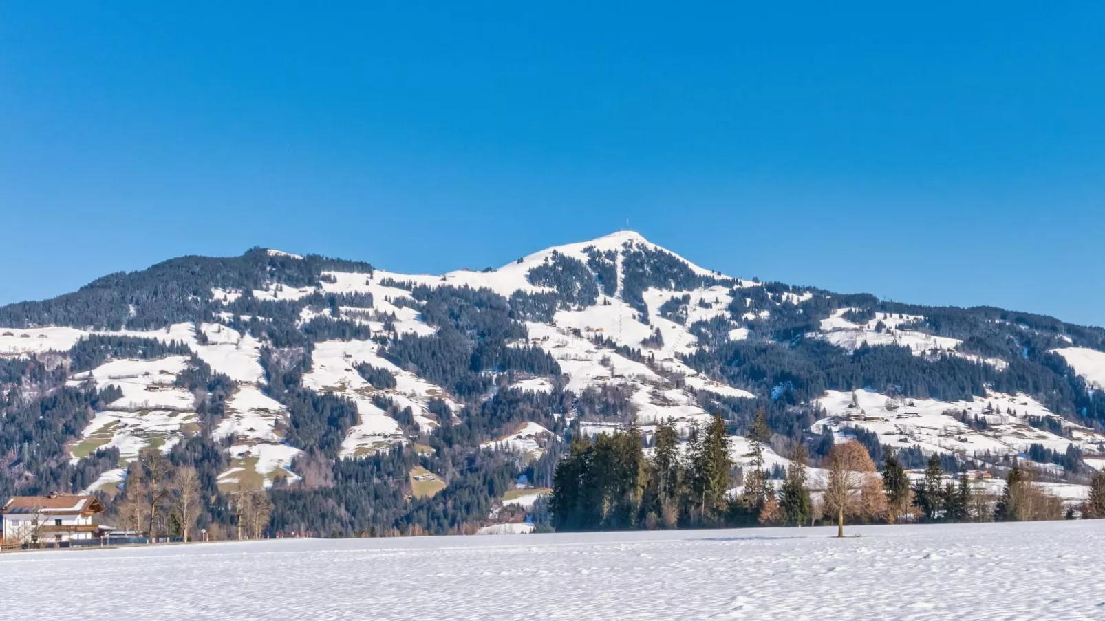 Haus Idylle am Berg-Gebied winter 5km