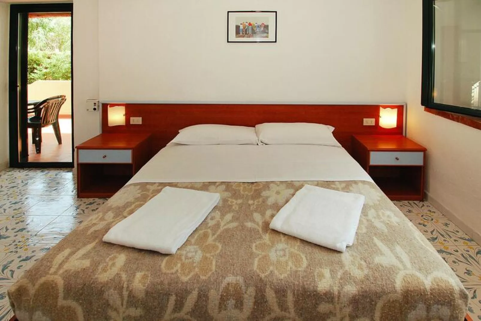 Appartementen, Vulcano-Slaapkamer