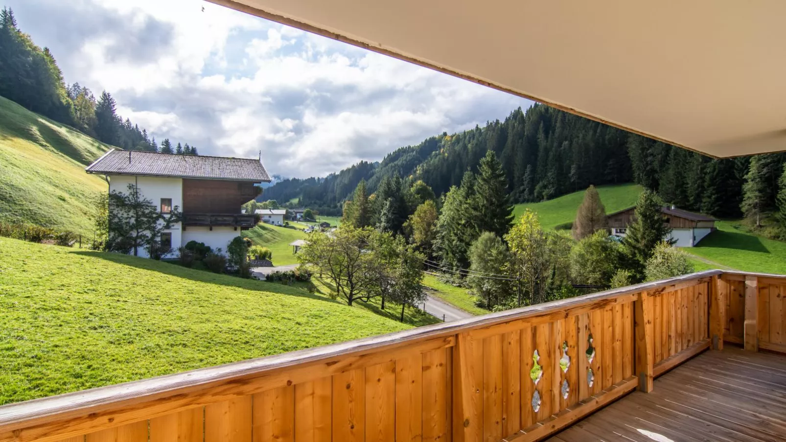 Ferienhaus Nössig-Uitzicht zomer