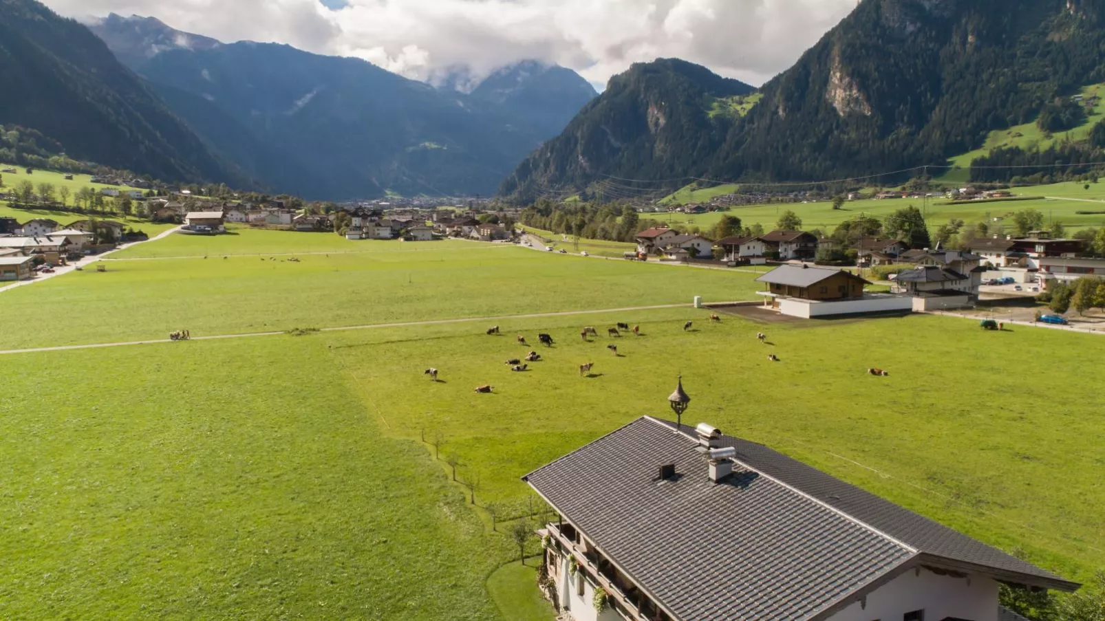 Blick zum Mayrhofen