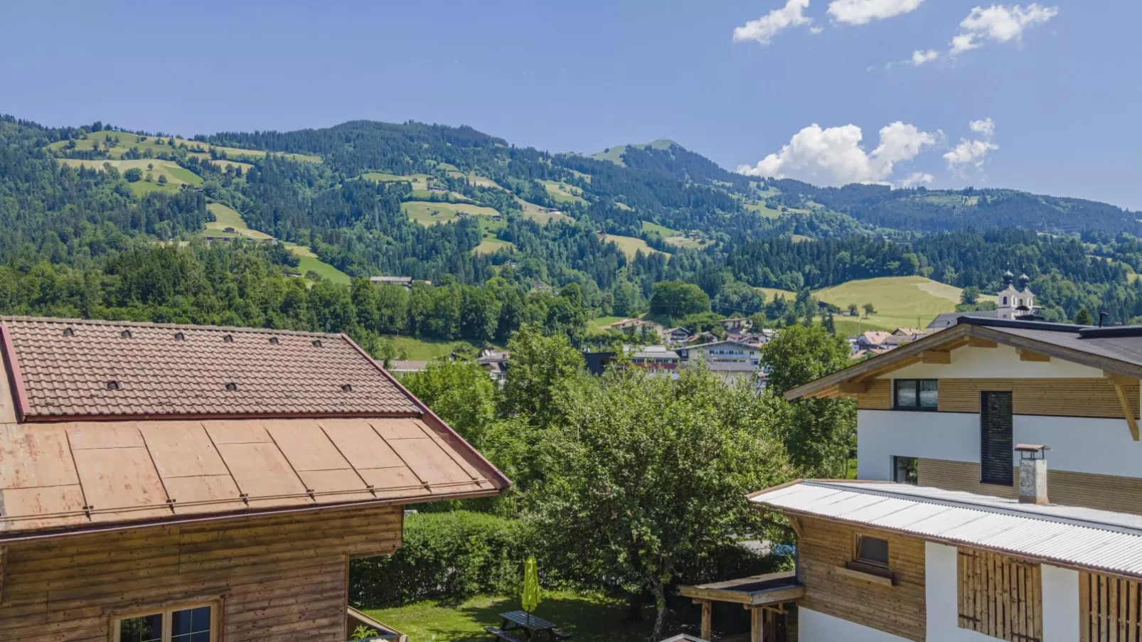 Ferienhaus Rieder-Uitzicht zomer